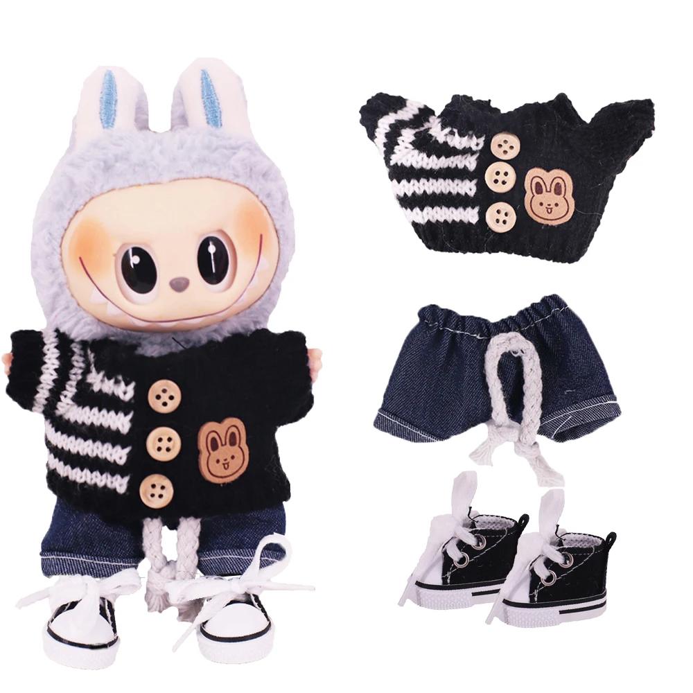 3Pcs/Set Kawaii Labubu Outfit Dress