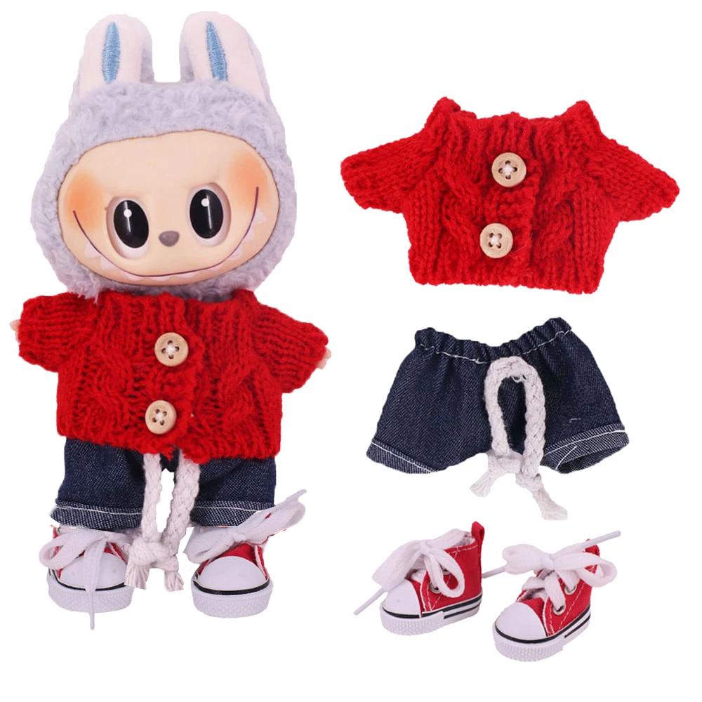 3Pcs/Set Kawaii Labubu Outfit Dress