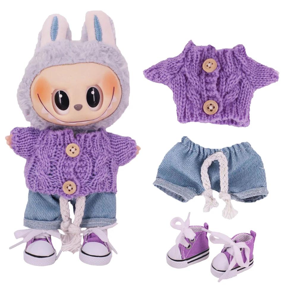 3Pcs/Set Kawaii Labubu Outfit Dress