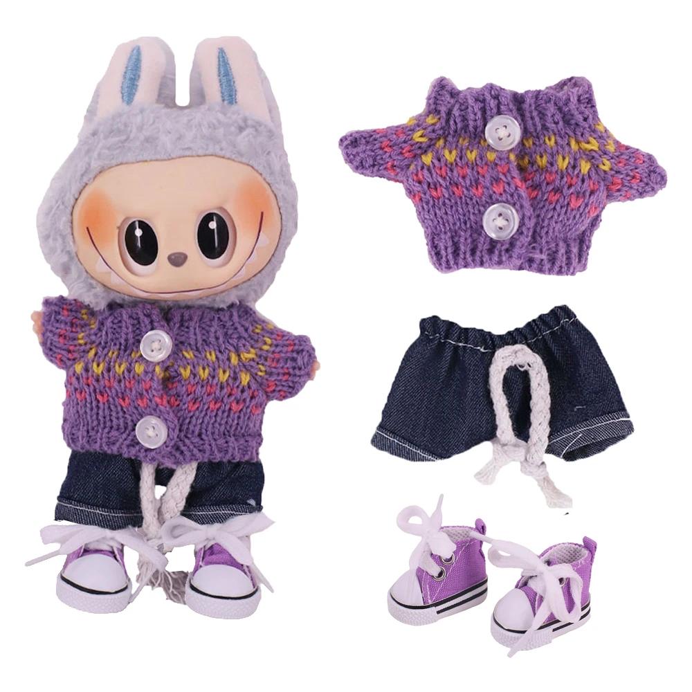 3Pcs/Set Kawaii Labubu Outfit Dress