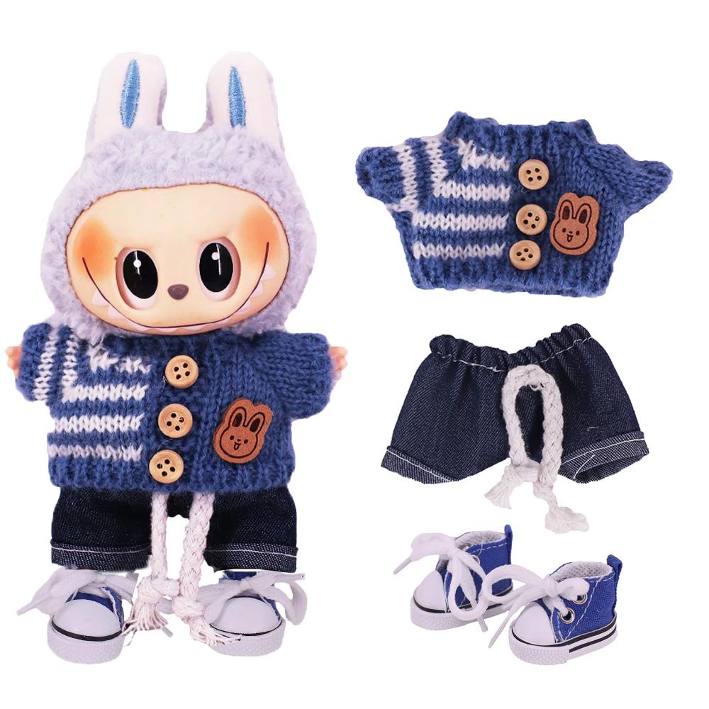 3Pcs/Set Kawaii Labubu Outfit Dress