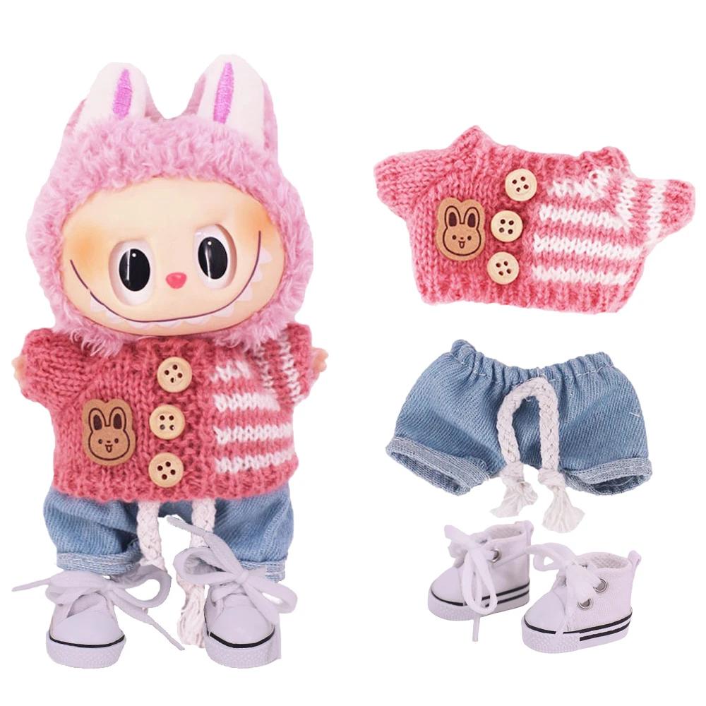 3Pcs/Set Kawaii Labubu Outfit Dress