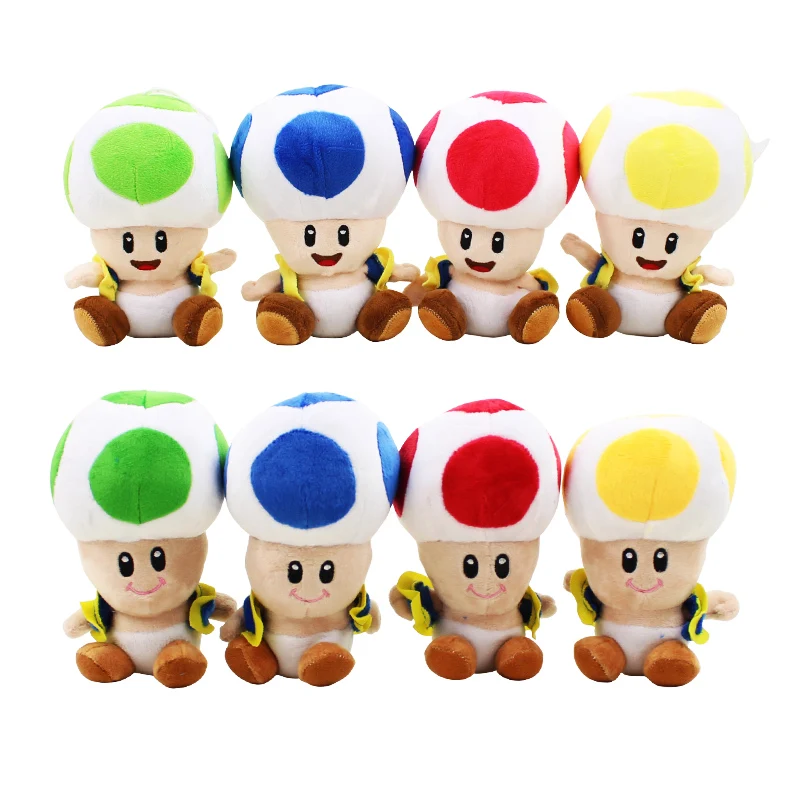 Anime Super Mario Toad Gaming Peripherals Plush Stuffed Toys For Children