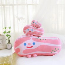Kawaii Korean Pop Bacon Pork Belly Plush Pillow Toys For Kids Kawaii Korean Pop Bacon Pork Belly Plush Pillow Toys For Kids