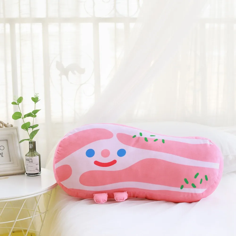 Kawaii Korean Pop Bacon Pork Belly Plush Pillow Toys For Kids Kawaii Korean Pop Bacon Pork Belly Plush Pillow Toys For Kids