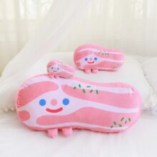 Kawaii Korean Pop Bacon Pork Belly Plush Pillow Toys For Kids Kawaii Korean Pop Bacon Pork Belly Plush Pillow Toys For Kids