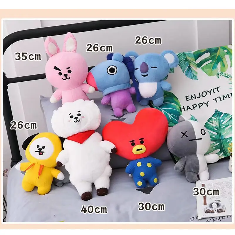 Anime Stars K-Pop Korean Rabbit Koala Dog Stuffed Toys