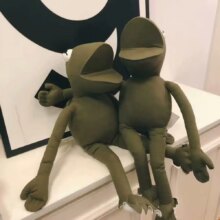 Anime Army Green Frog Fashion Plush Toys Anime Army Green Frog Fashion Plush Toys