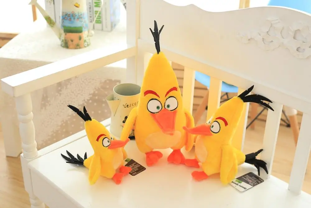 Anime Angry Red Bird Chuck Bomb Bad Piggies Plush Toy For Children