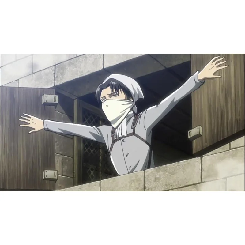 Anime Attack On Titan Levi Ackerman Stuffed Toys For Kids