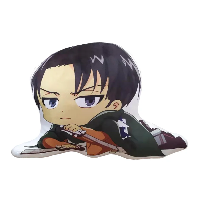 Anime Attack On Titan Eren Mikasa Levi Ackerman Colossal Stuffed Pillow Toy
