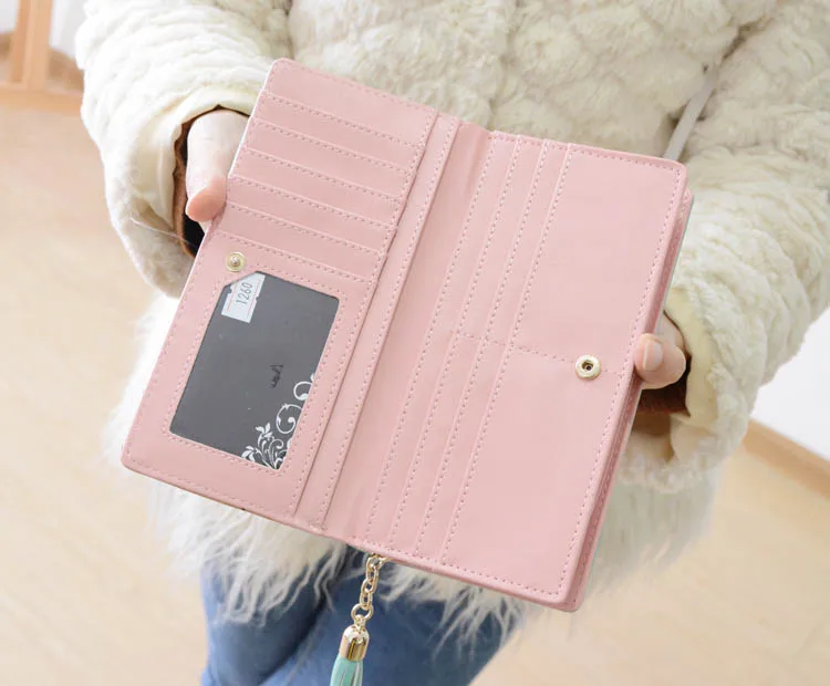 Cartoon My Neighbor Totoro Pattern Long Zipper Purse