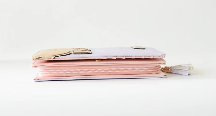 Cartoon My Neighbor Totoro Pattern Long Zipper Purse