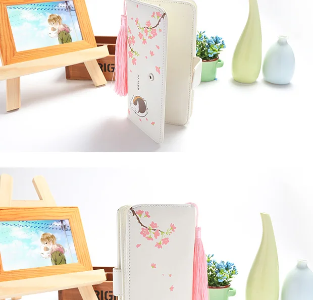 Anime Natsume Yuujinchou Zipper Long Purse For Female