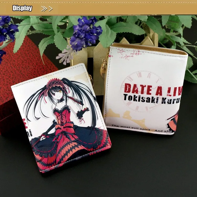 Anime Tokisaki Kurumi Printing Long/Short Purse