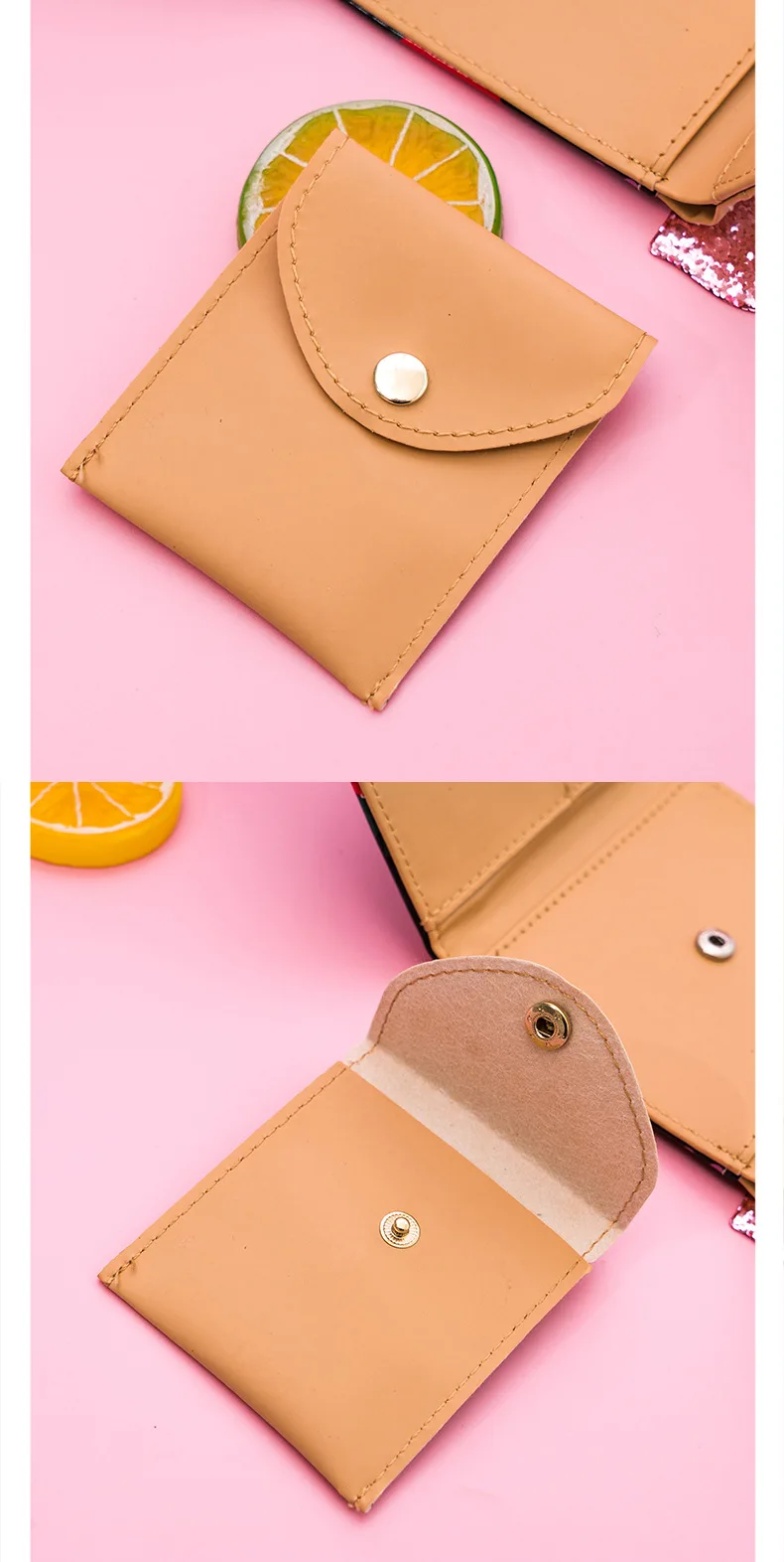 Kawaii Strawberry Prints Casual Wallet For Women