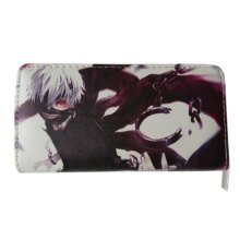 Cartoon Tokyo Ghoul Ken Kaneki Printing Zipper Wallet Cartoon Tokyo Ghoul Ken Kaneki Printing Zipper Wallet