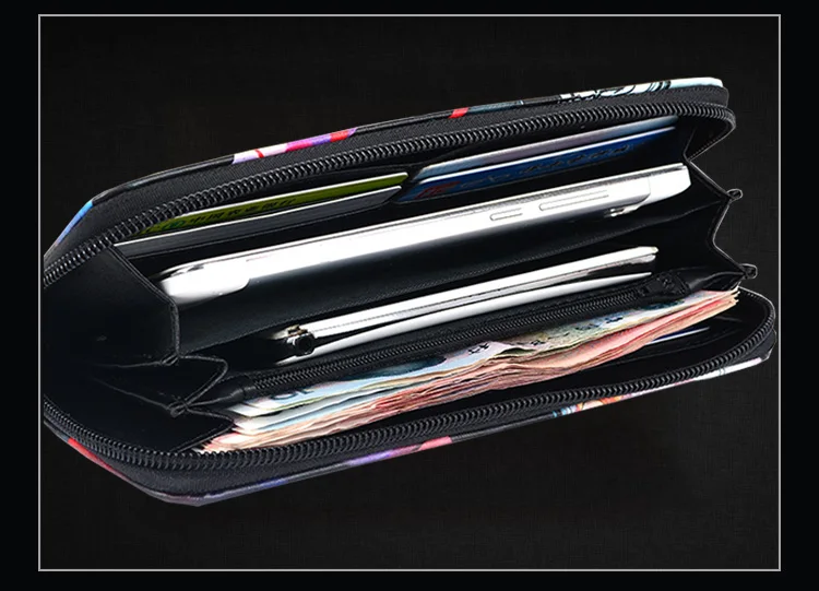 Cartoon Tokyo Ghoul Ken Kaneki Printing Zipper Wallet