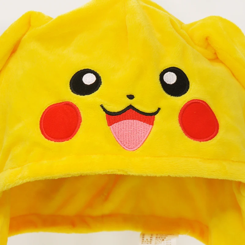 Kawaii Pokemon Pikachu Anime Soft Plush Hat