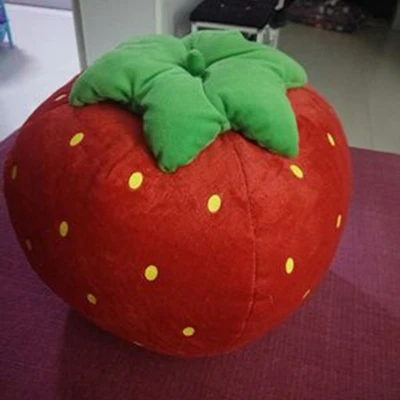 Kawaii Apple Banana Lemon Strawberry Pear Shape Plush Toy Fruit Cushion For Kids
