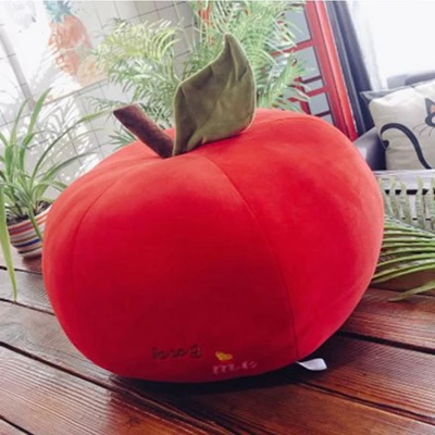 Kawaii Apple Banana Lemon Strawberry Pear Shape Plush Toy Fruit Cushion For Kids