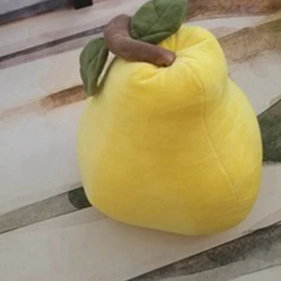 Kawaii Apple Banana Lemon Strawberry Pear Shape Plush Toy Fruit Cushion For Kids