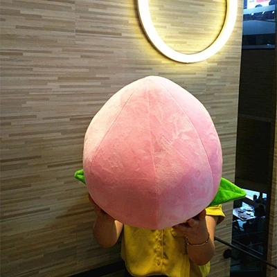 Kawaii Apple Banana Lemon Strawberry Pear Shape Plush Toy Fruit Cushion For Kids