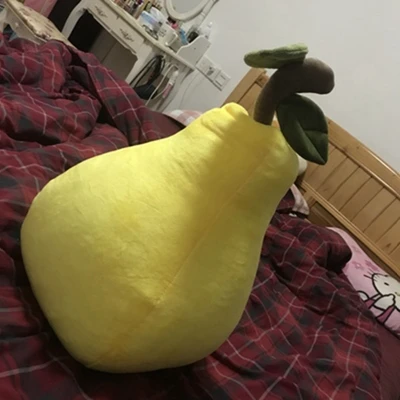 Kawaii Apple Banana Lemon Strawberry Pear Shape Plush Toy Fruit Cushion For Kids