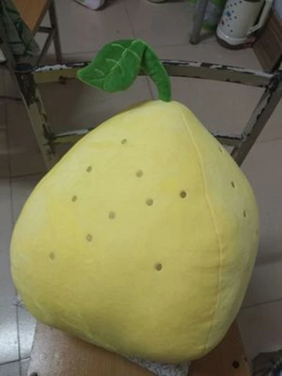 Kawaii Apple Banana Lemon Strawberry Pear Shape Plush Toy Fruit Cushion For Kids