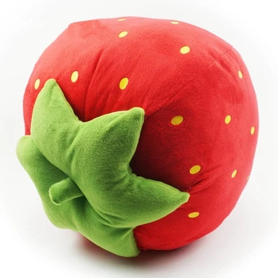 Kawaii Apple Banana Lemon Strawberry Pear Shape Plush Toy Fruit Cushion For Kids