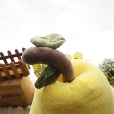 Kawaii Apple Banana Lemon Strawberry Pear Shape Plush Toy Fruit Cushion For Kids