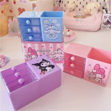 Kawaii My Melody Cinnamoroll Kuromi Prints Desktop Pen Holder Make Up Box Organizer Kawaii My Melody Cinnamoroll Kuromi Prints Desktop Pen Holder Make Up Box Organizer