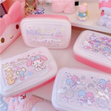 Cartoon Little Twin Stars My Melody Hello Kitty Prints Food Container Lunch Box With Compartment Cartoon Little Twin Stars My Melody Hello Kitty Prints Food Container Lunch Box With Compartment