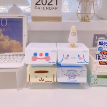 Anime My Melody Pattern Desktop Storage Box Drawer Anime My Melody Pattern Desktop Storage Box Drawer