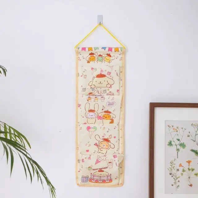 Cartoon Hello Kitty Prints Fashion Wall Hanging Storage Bag
