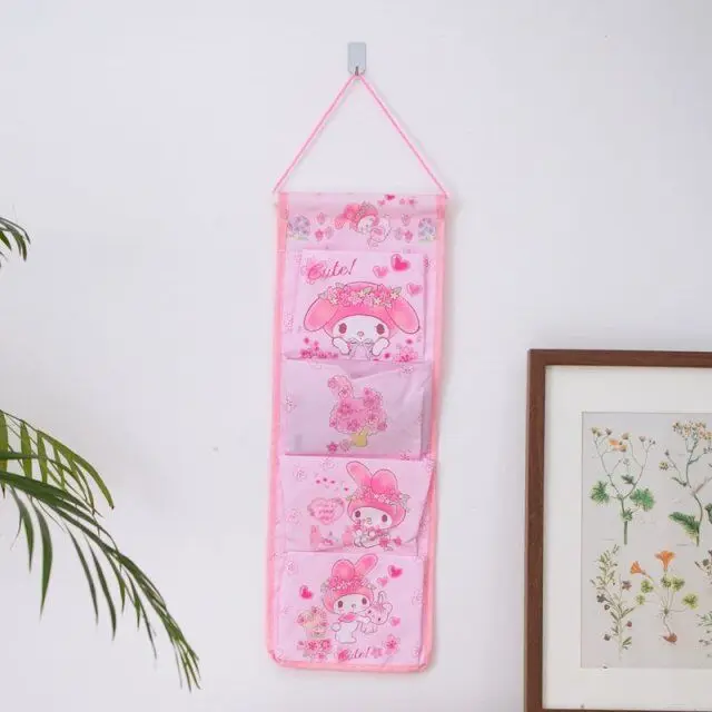 Cartoon Hello Kitty Prints Fashion Wall Hanging Storage Bag