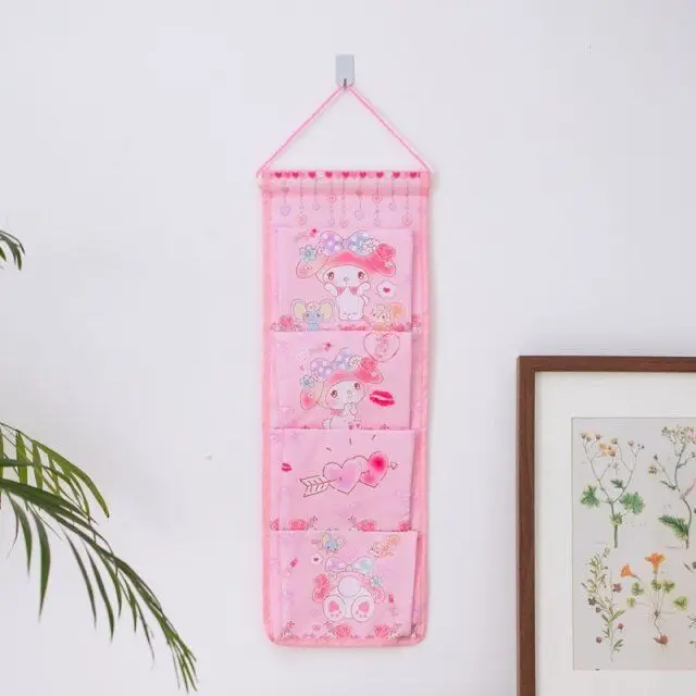 Cartoon Hello Kitty Prints Fashion Wall Hanging Storage Bag