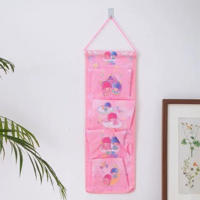 Cartoon Hello Kitty Prints Fashion Wall Hanging Storage Bag