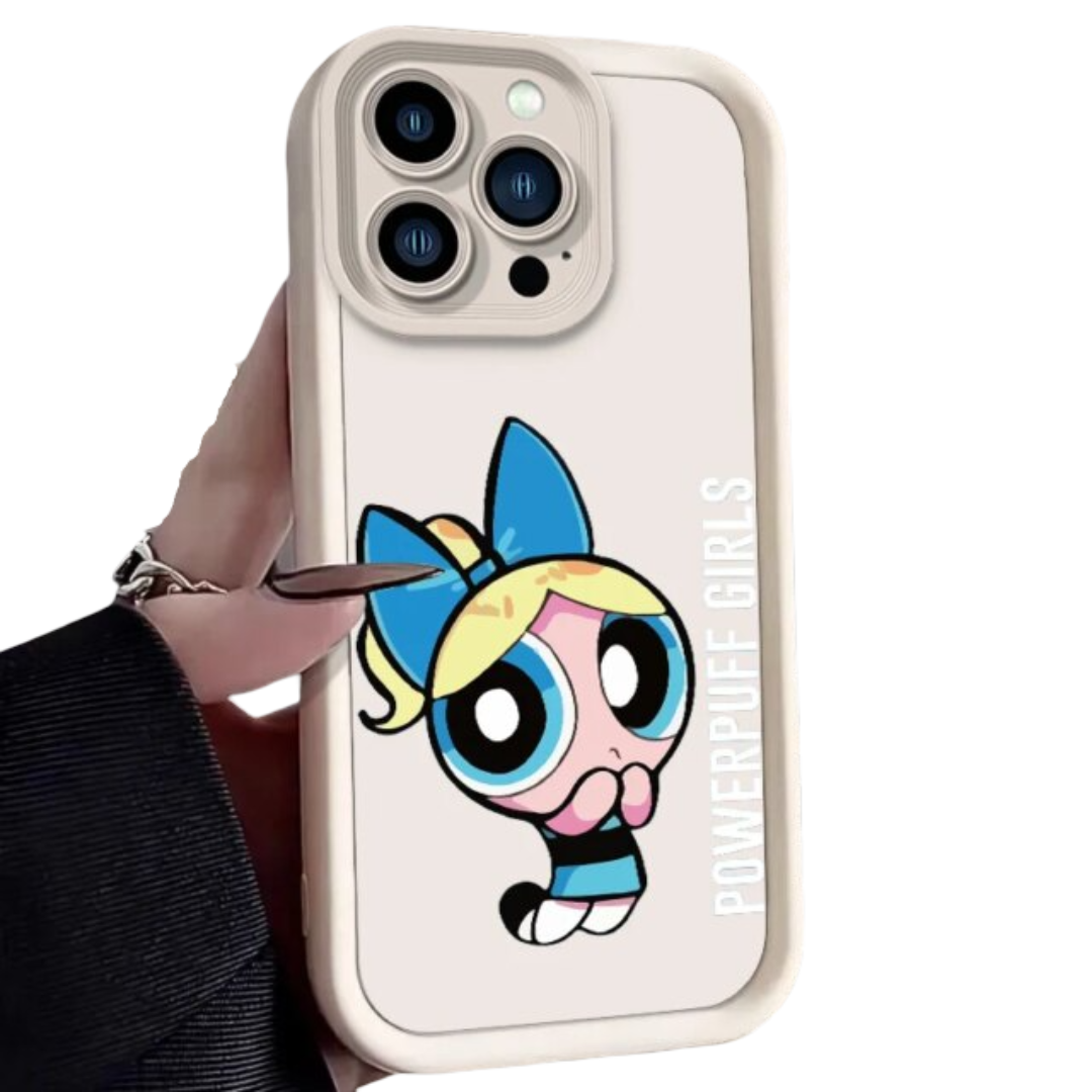 The Powerpuff Girls Kawaii Bubbles Phone Back Case For iPhone