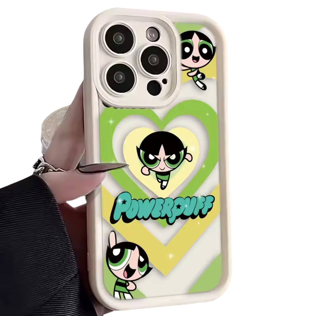 Kawaii Cartoon The Powerpuff Girls Buttercup Mobile Case For iPhone