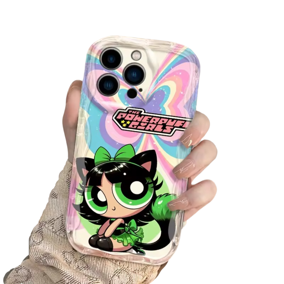 Kawaii The Powerpuff Girls Cartoon Buttercup Mobile Case For iPhone