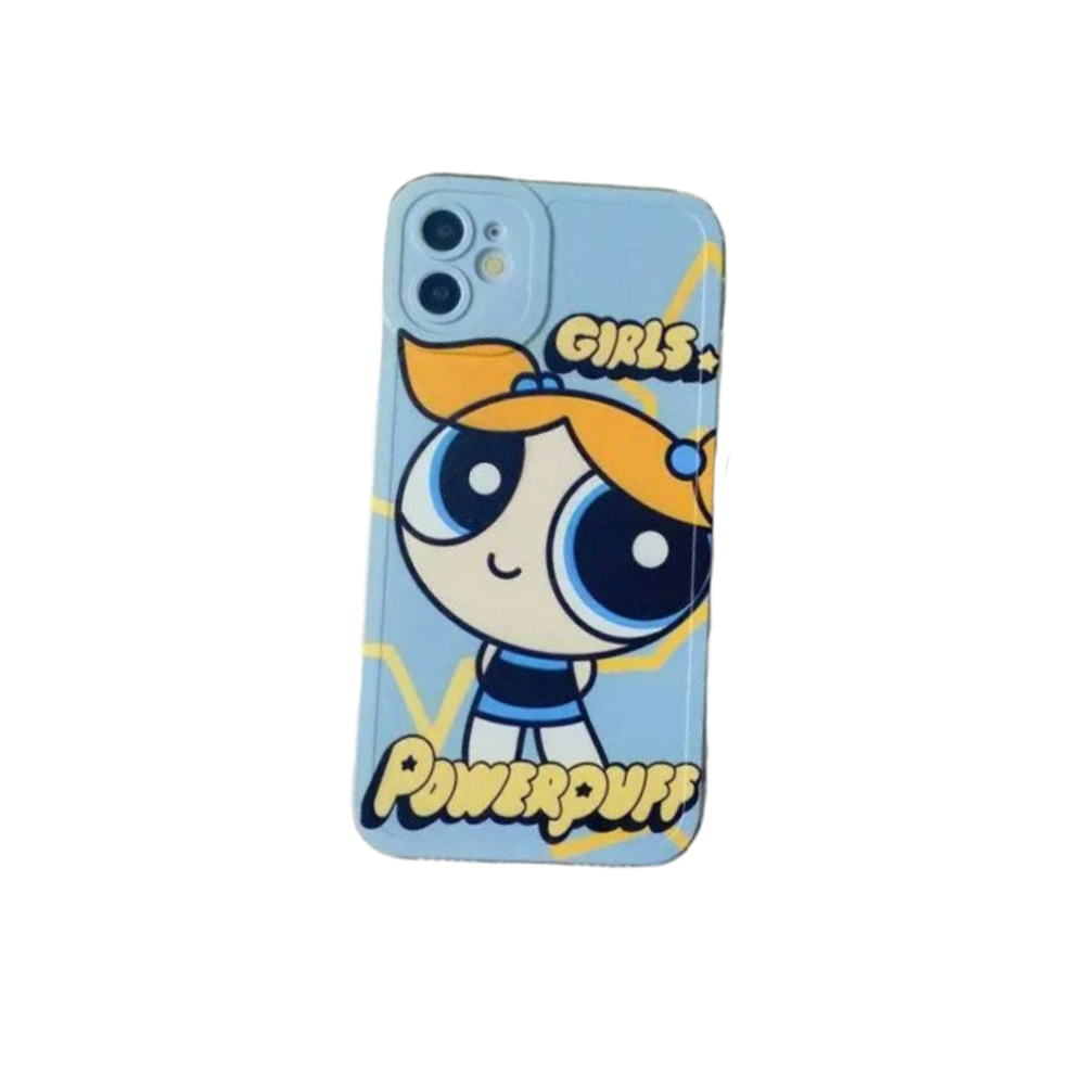 Kawaii Cartoon The Powerpuff Girls Bubbles Samsung Galaxy Phone Case