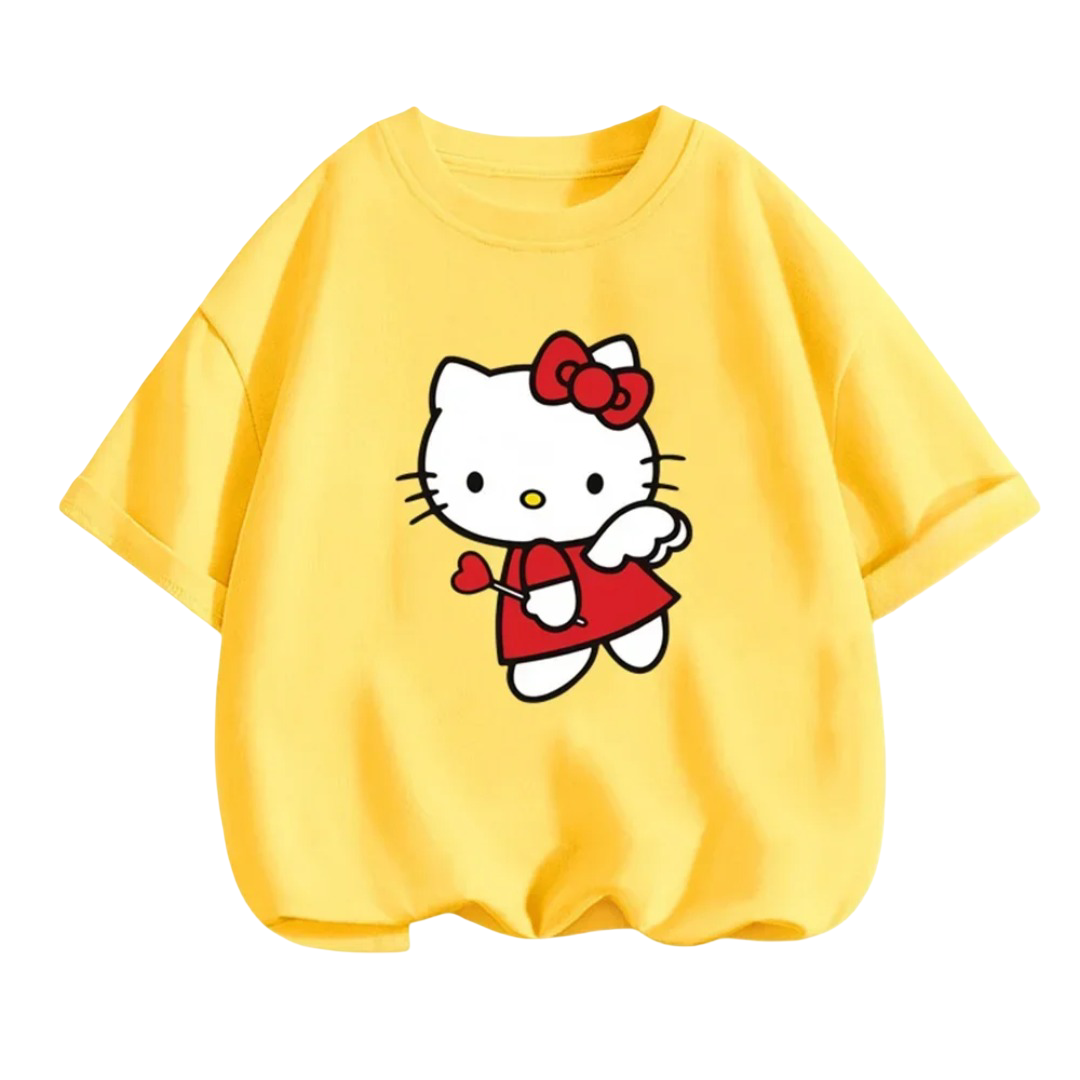 Kawaii Hello Kitty Short Sleeve T-Shirt