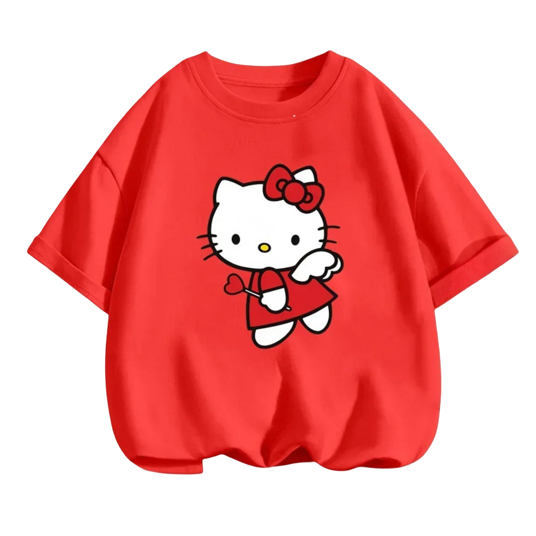 Kawaii Hello Kitty Short Sleeve T-Shirt