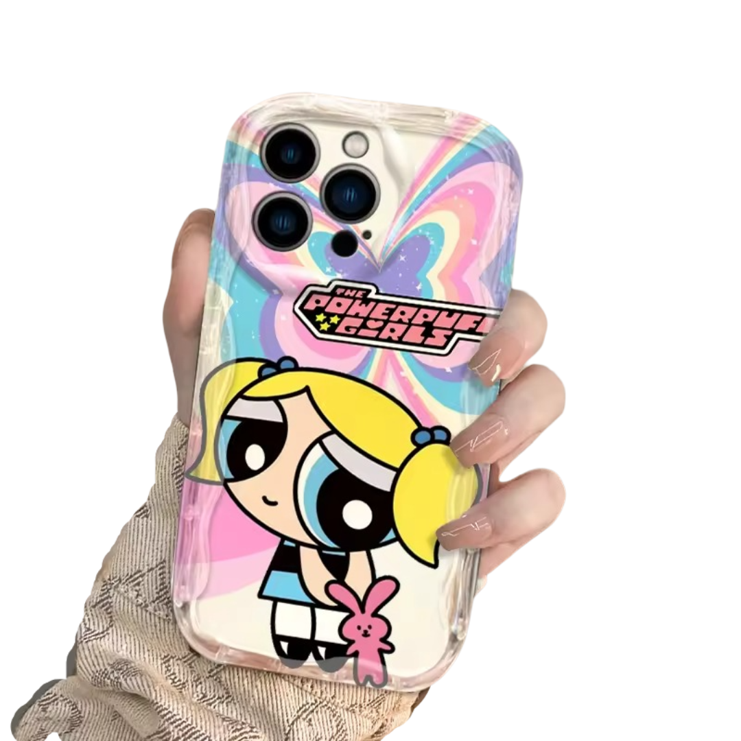 Cartoon The Powerpuff Girls Bubbles Kawaii Phone Case For iPhone Cartoon The Powerpuff Girls Bubbles Kawaii Phone Case For iPhone