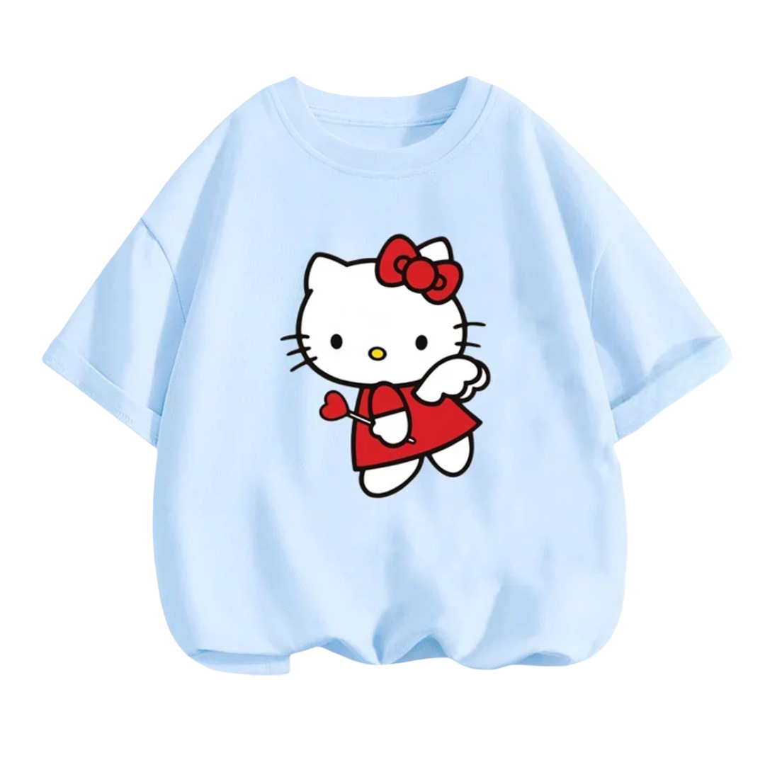 Kawaii Hello Kitty Short Sleeve T-Shirt