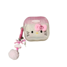 Kawaii Sanrio Hello Kitty Apple AirPod Case With Keychain Kawaii Sanrio Hello Kitty Apple AirPod Case With Keychain