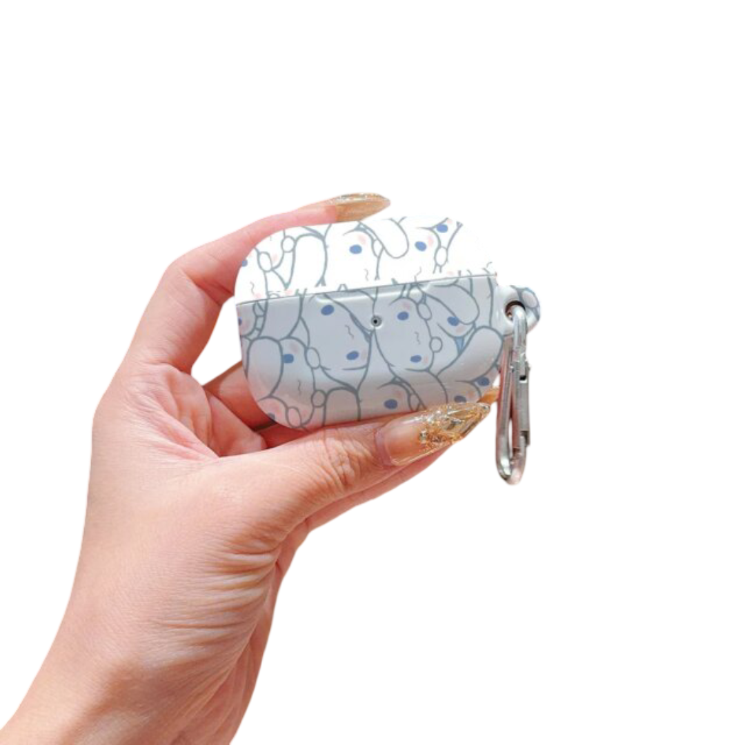 Kawaii Cartoon Sanrio Cinnamoroll Metal AirPod Case
