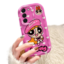Kawaii The Powerpuff Girls Cartoon Blossom Samsung Phone Case Kawaii The Powerpuff Girls Cartoon Blossom Samsung Phone Case