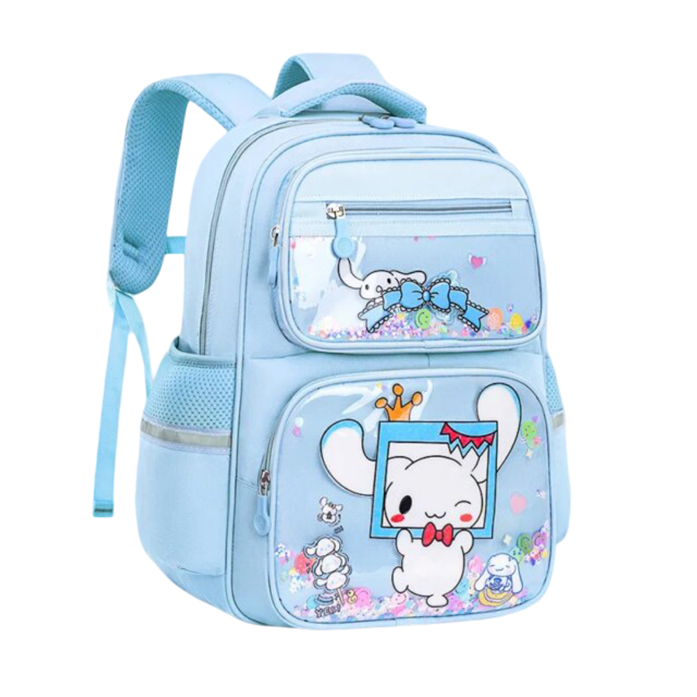 Kawaii Cartoon Sanrio Cinnamoroll Flannel Backpack